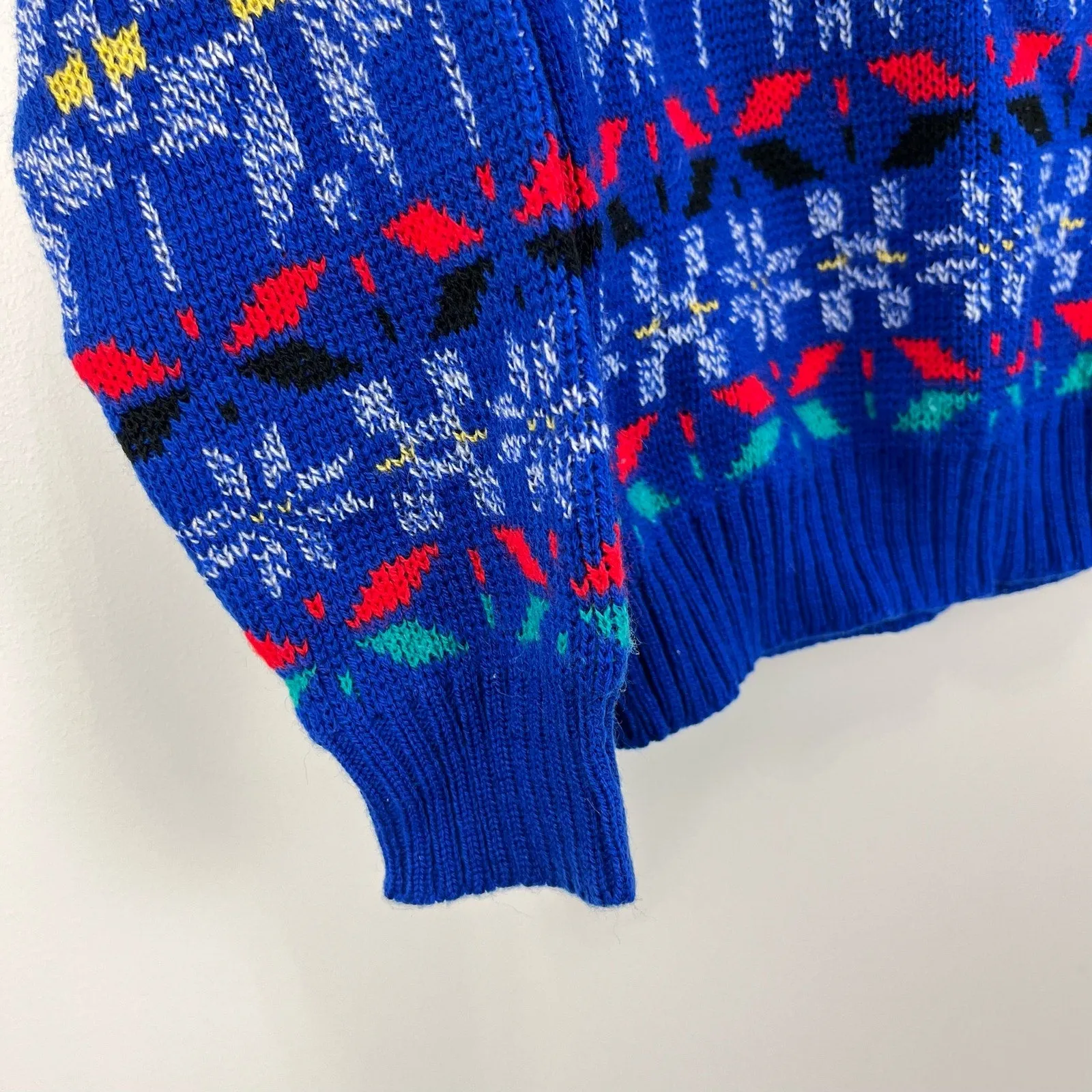 Clearance Price Vintage Cracked Ice Blue Ski Sweater 5T  Almost Gone!