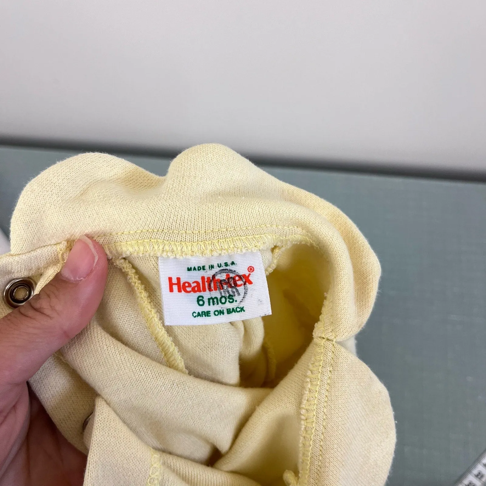 Clearance Price Vintage Healthex Yellow Baby Coverall 6 Months USA  Last Few Pieces!