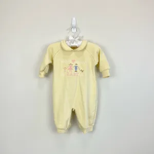 Clearance Price Vintage Healthex Yellow Baby Coverall 6 Months USA  Last Few Pieces!