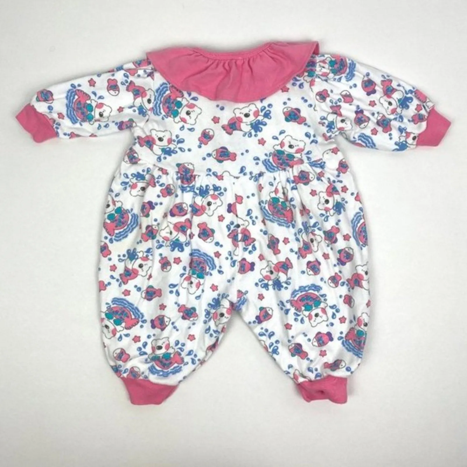 Clearance Price Vintage Minibasik Mermaid Bear Coverall 6 Months  Last Chance!