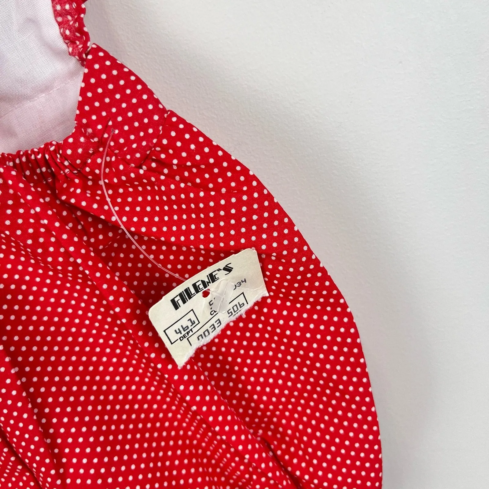 Clearance Price Vintage Red Polka Dot Ruffle Sun Suit Romper 3-6 Months NWT  Almost Gone!