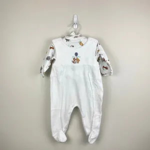 Clearance Price Vintage Walt Disney World Baby Winnie the Pooh Friends Forever Overalls Set 9 Months  Dont Miss Out!