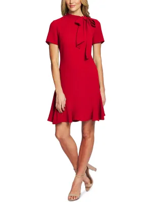 Clearance Price Womens Ruffled Bow Cocktail Dress  Limited Release!