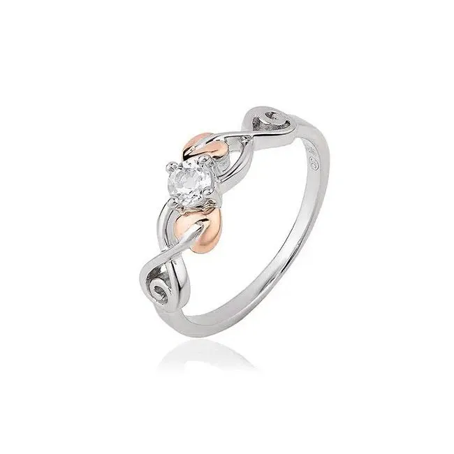 Clogau Tree of Life Sterling Silver Anniversary Ring 3STLQR - Size Q