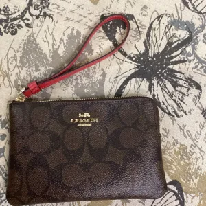 Coach Monogrammed Wristlet ACCESSORIES S