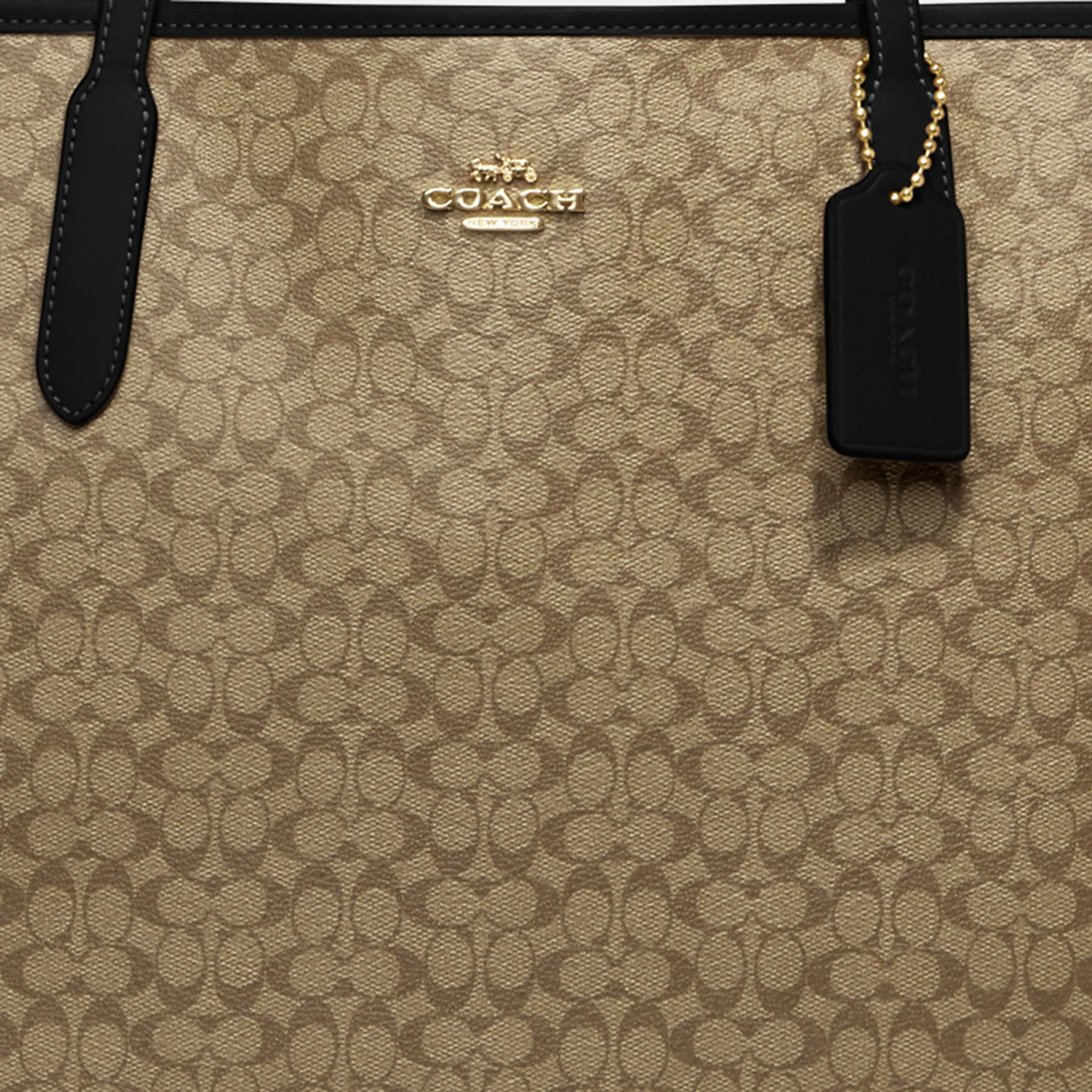 Coach Outlet City Tote In Signature Canvas