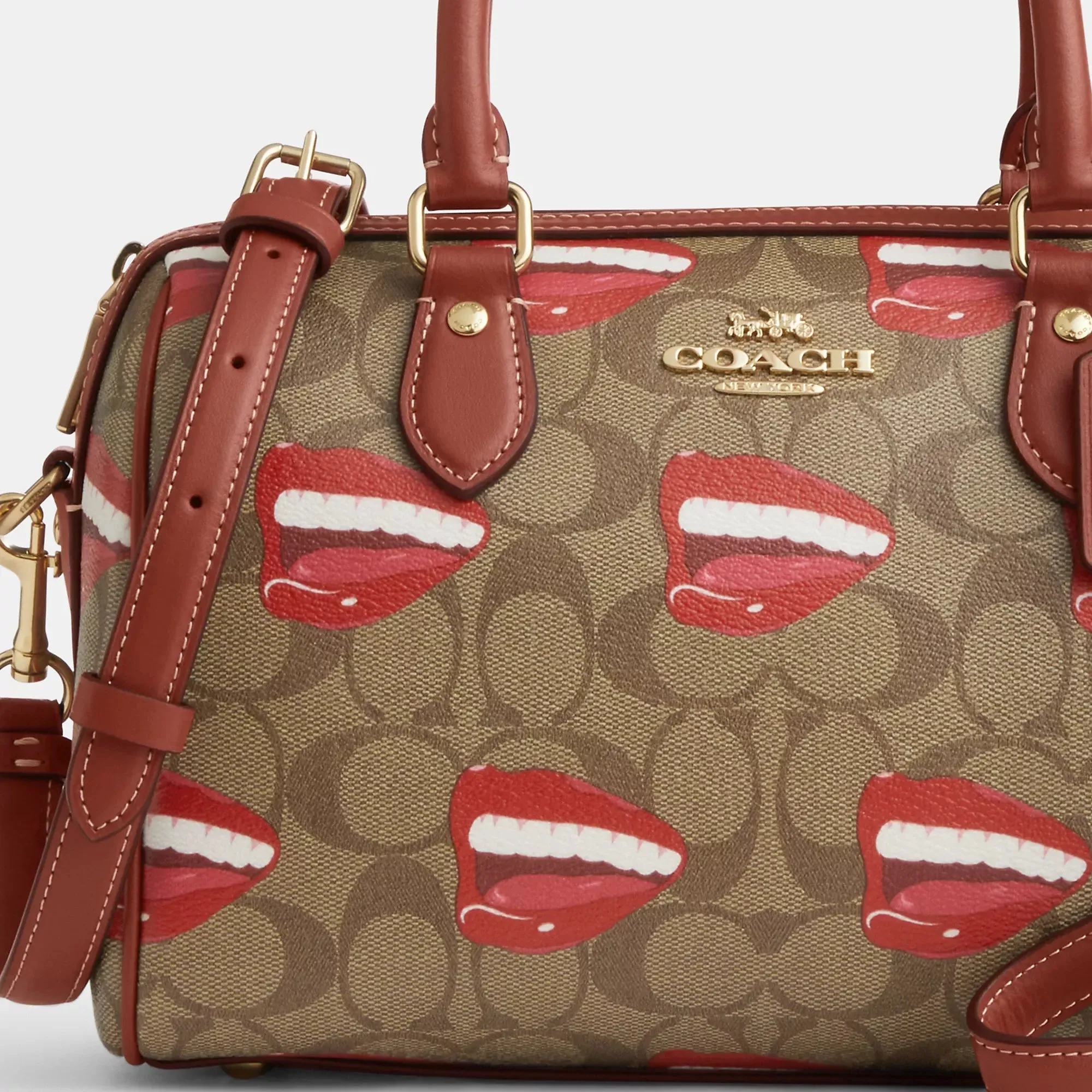 Coach Outlet Coach X Tom Wesselmann Rowan Satchel In Signature Canvas
