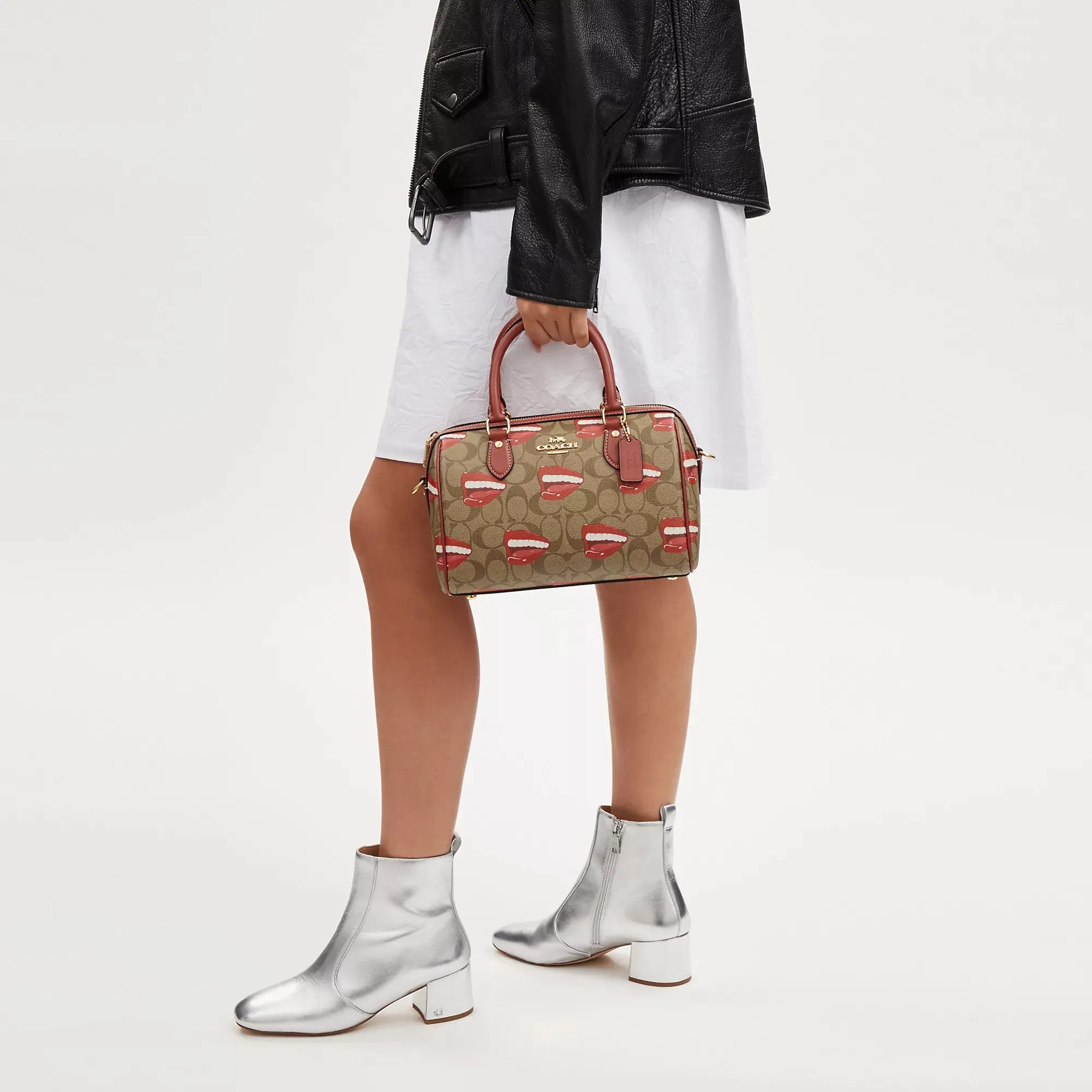 Coach Outlet Coach X Tom Wesselmann Rowan Satchel In Signature Canvas