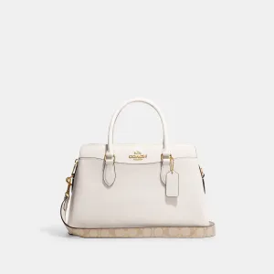 Coach Outlet Darcie Carryall With Signature Canvas Detail