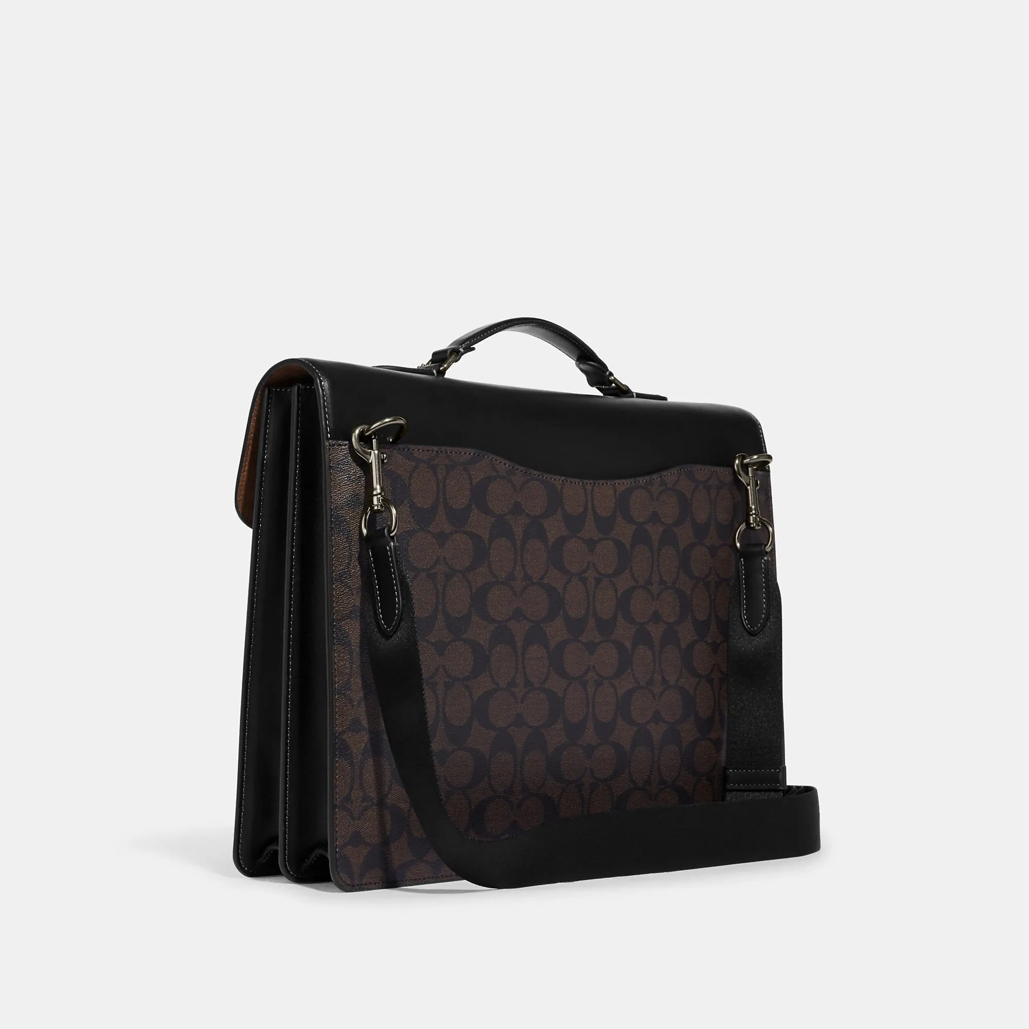 Coach Outlet Graham Flap Brief In Signature Canvas