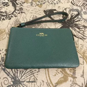 Coach Pebble Leather Wristlet ACCESSORIES S