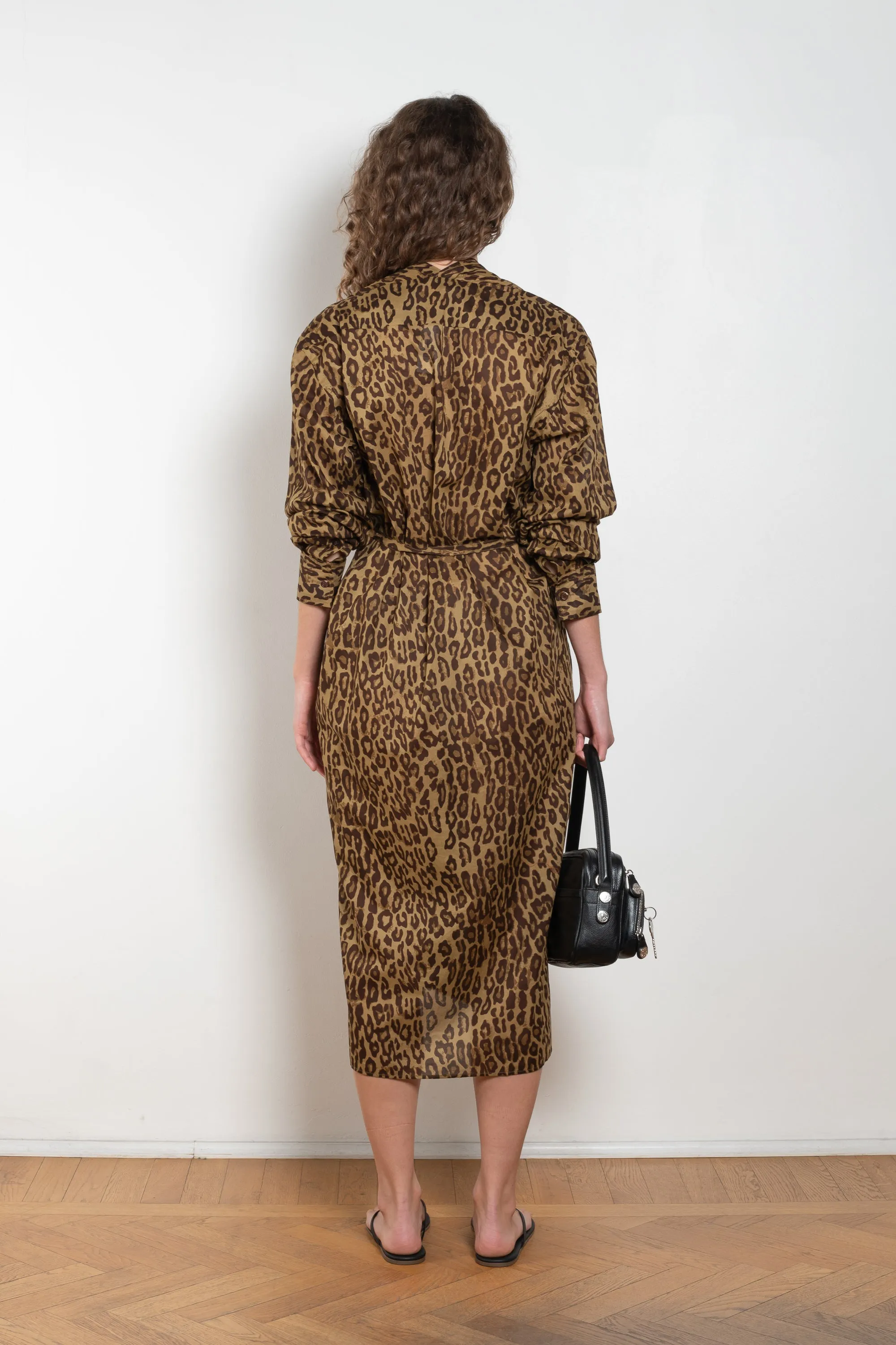 Collarless Shirtdress