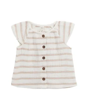 Colored Organics Lena Muslin Button-Down Shirt