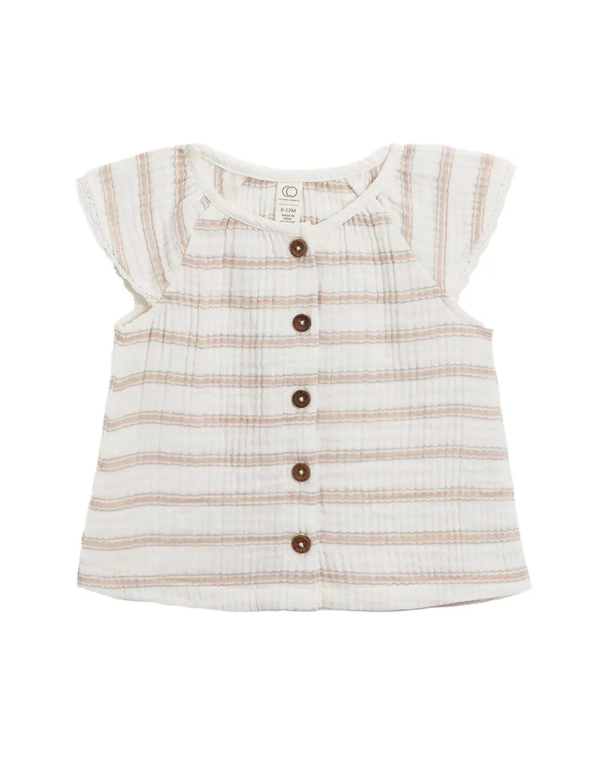 Colored Organics Lena Muslin Button-Down Shirt