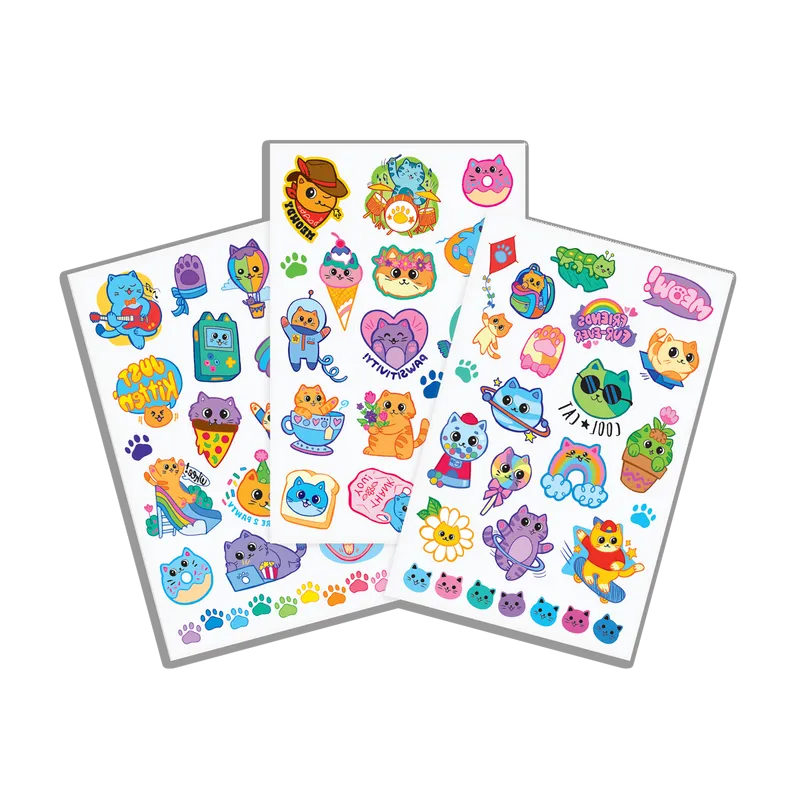 Colorful Cats Tattoo Palooza