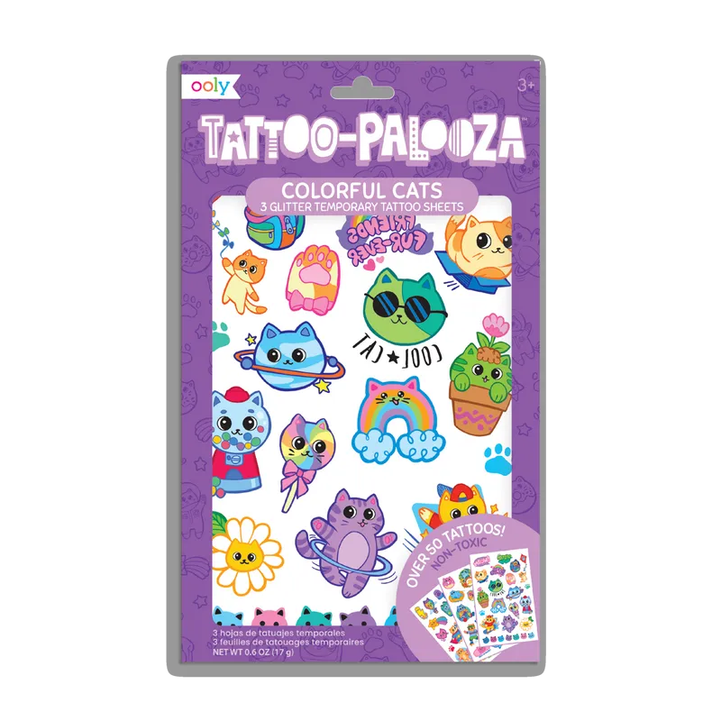 Colorful Cats Tattoo Palooza