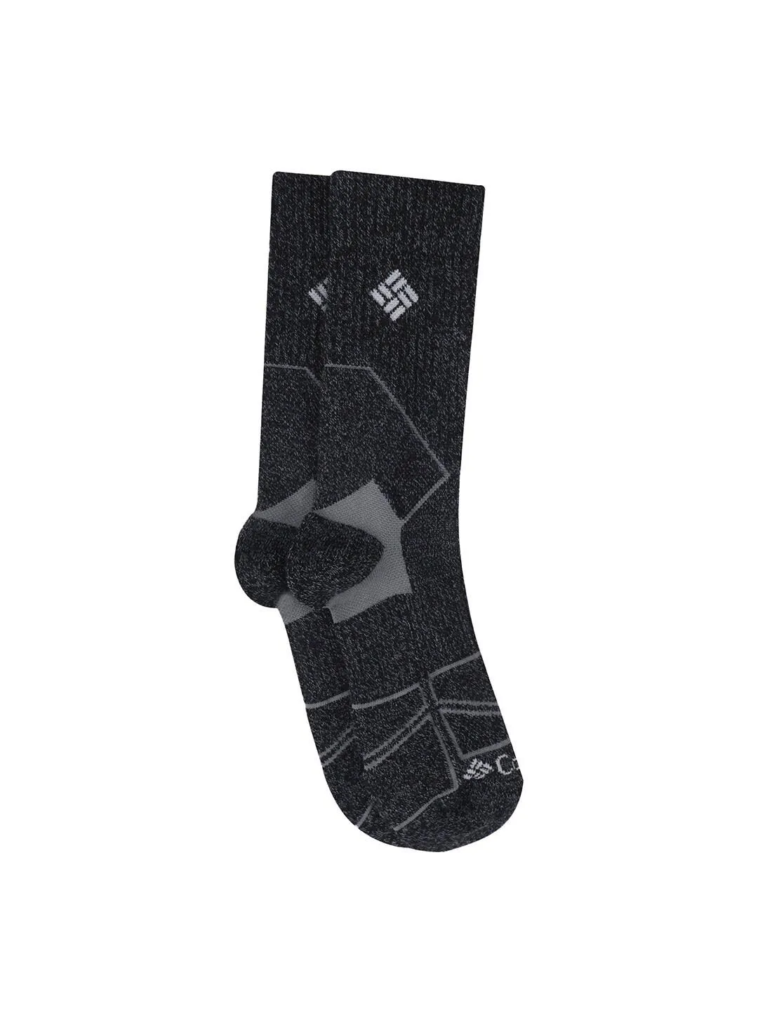 Columbia Unisex Grey Hike Crew Medium Weight (1 Pair)