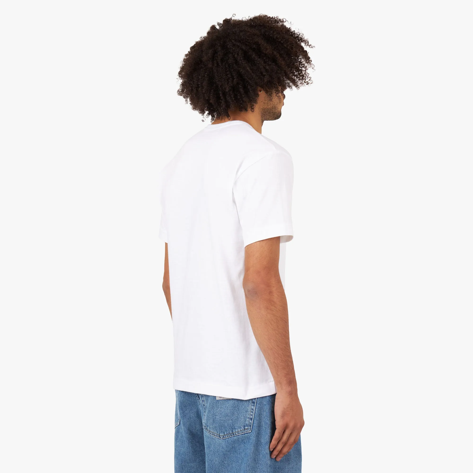 COMME des GARÇONS PLAY Black Heart T-shirt / White