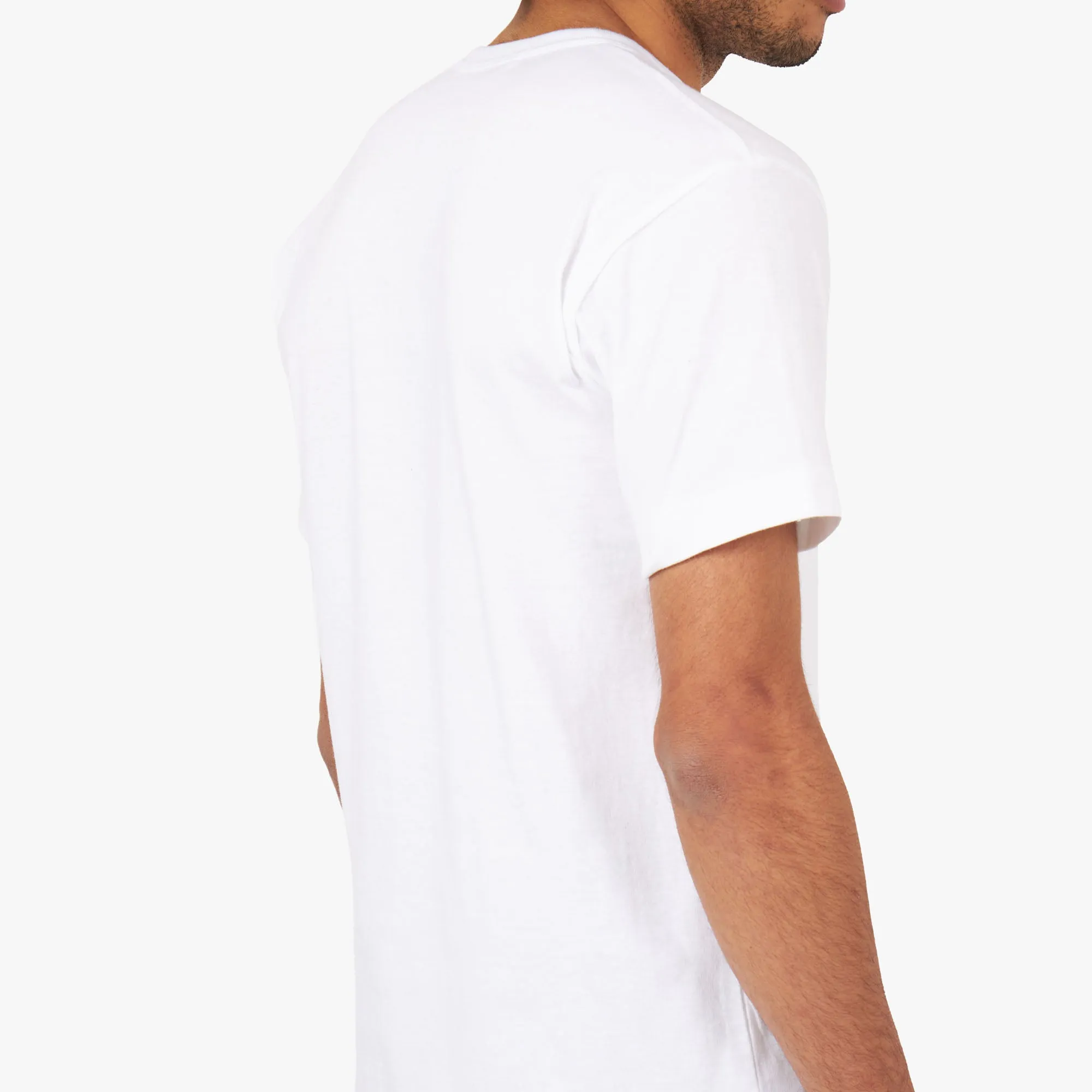 COMME des GARÇONS PLAY Black Heart T-shirt / White