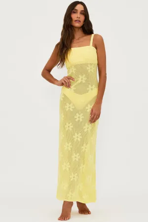 Conrad Dress Butter Blossom Jacquard Beach Riot
