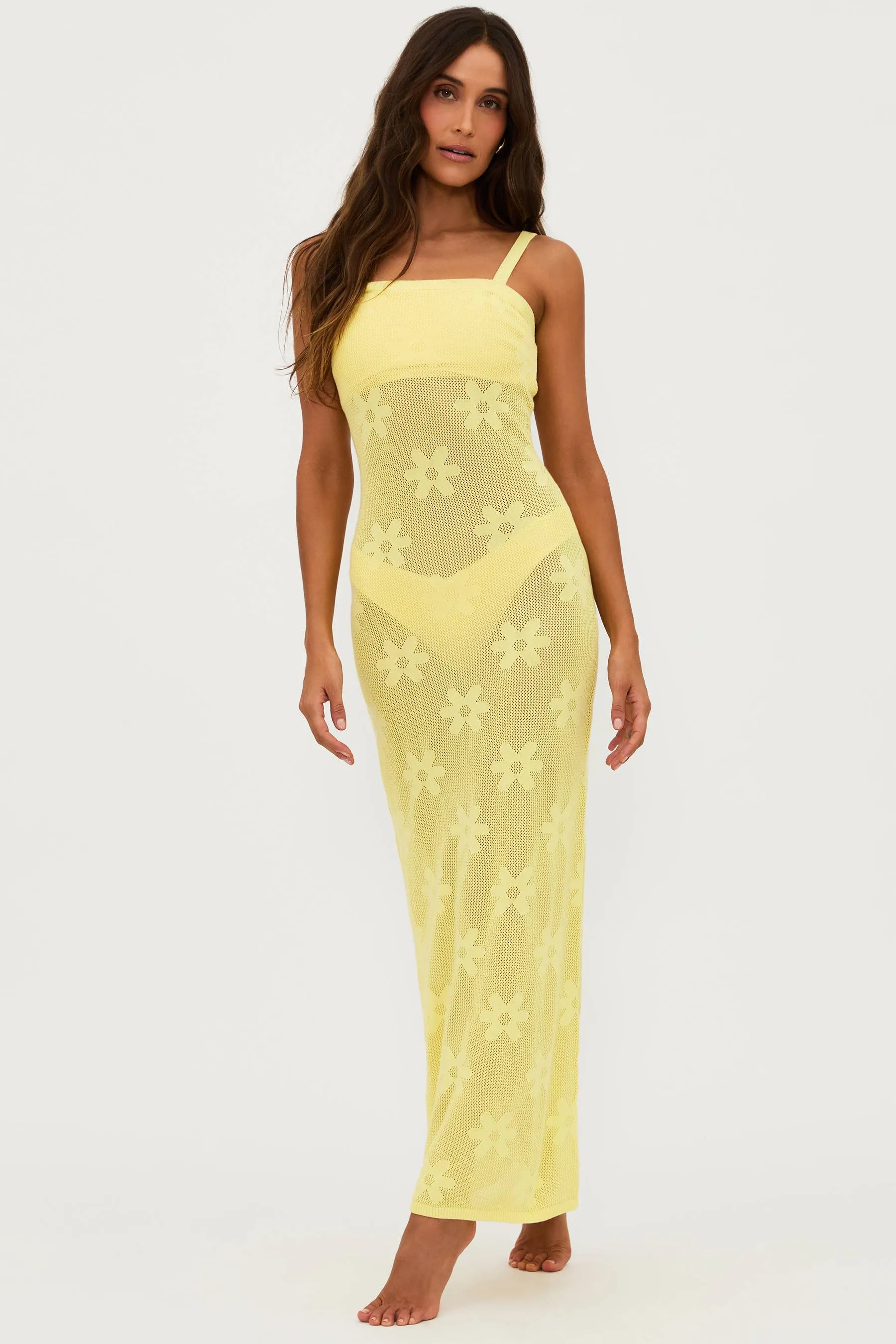 Conrad Dress Butter Blossom Jacquard Beach Riot