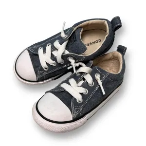 Converse All Star Kids Size 10 Blue Slide-On Sneakers
