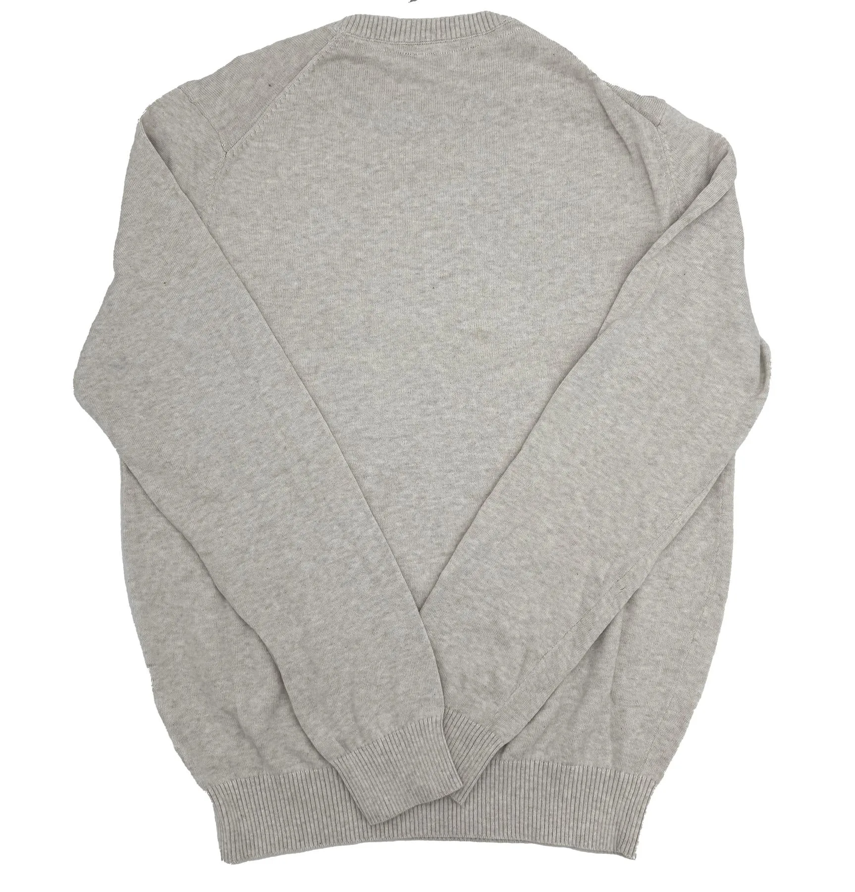 Crew Clothing Mens Knitted Jumper Long Sleeve Beige