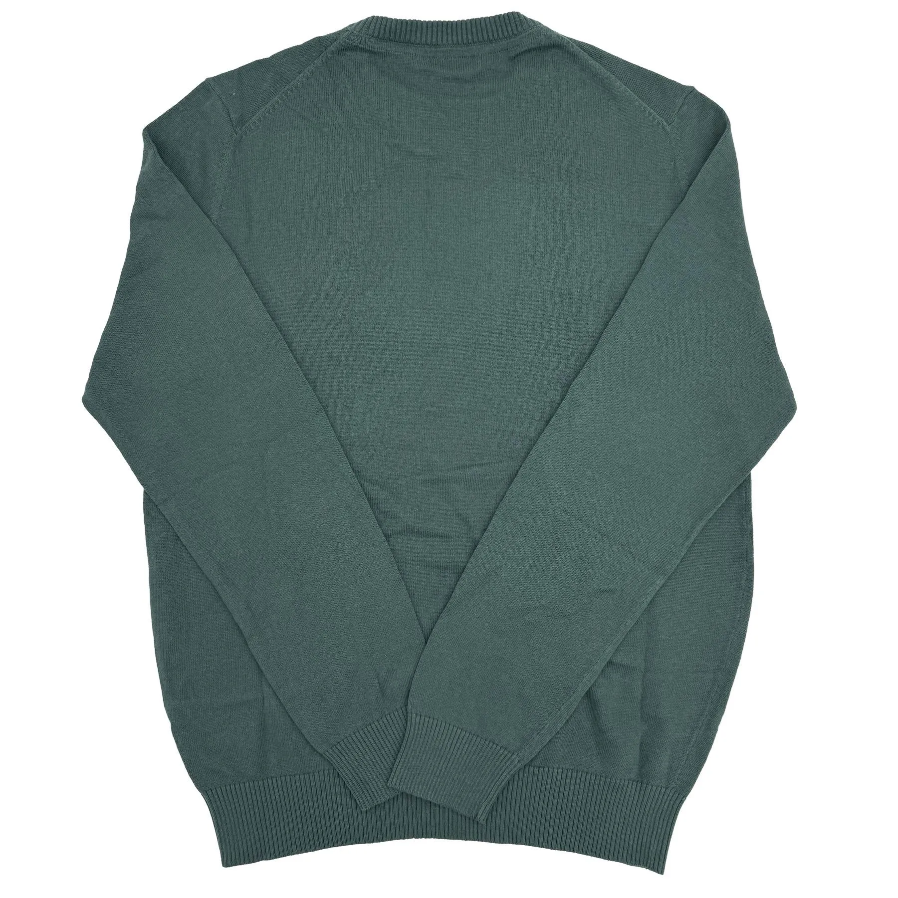 Crew Clothing Mens Knitted Jumper Long Sleeve Emerald Green