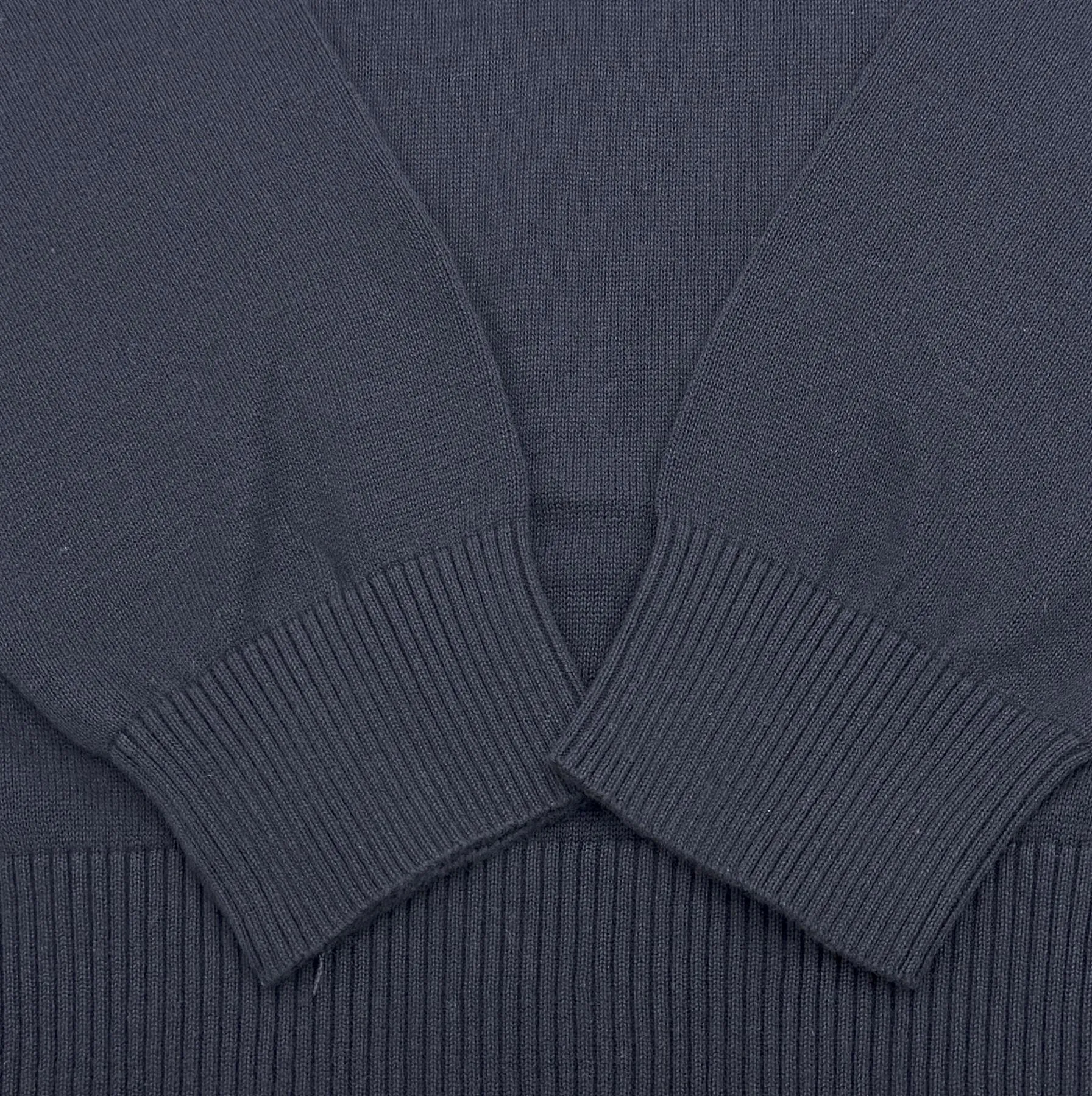 Crew Clothing Mens Knitted Jumper Long Sleeve Navy