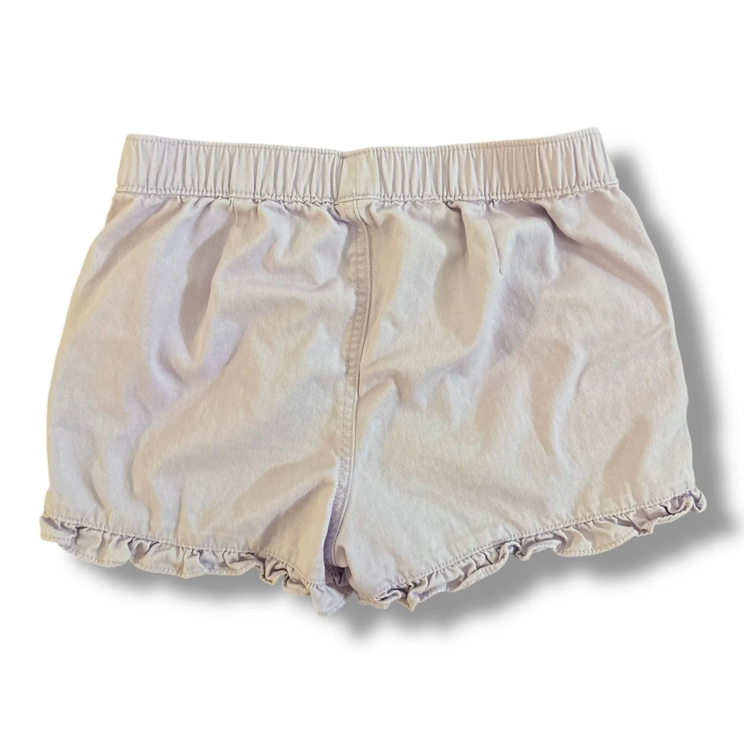 Crewcuts Youth Girl Size 10 Cotton Shorts with Elastic Waistband and Ruffles