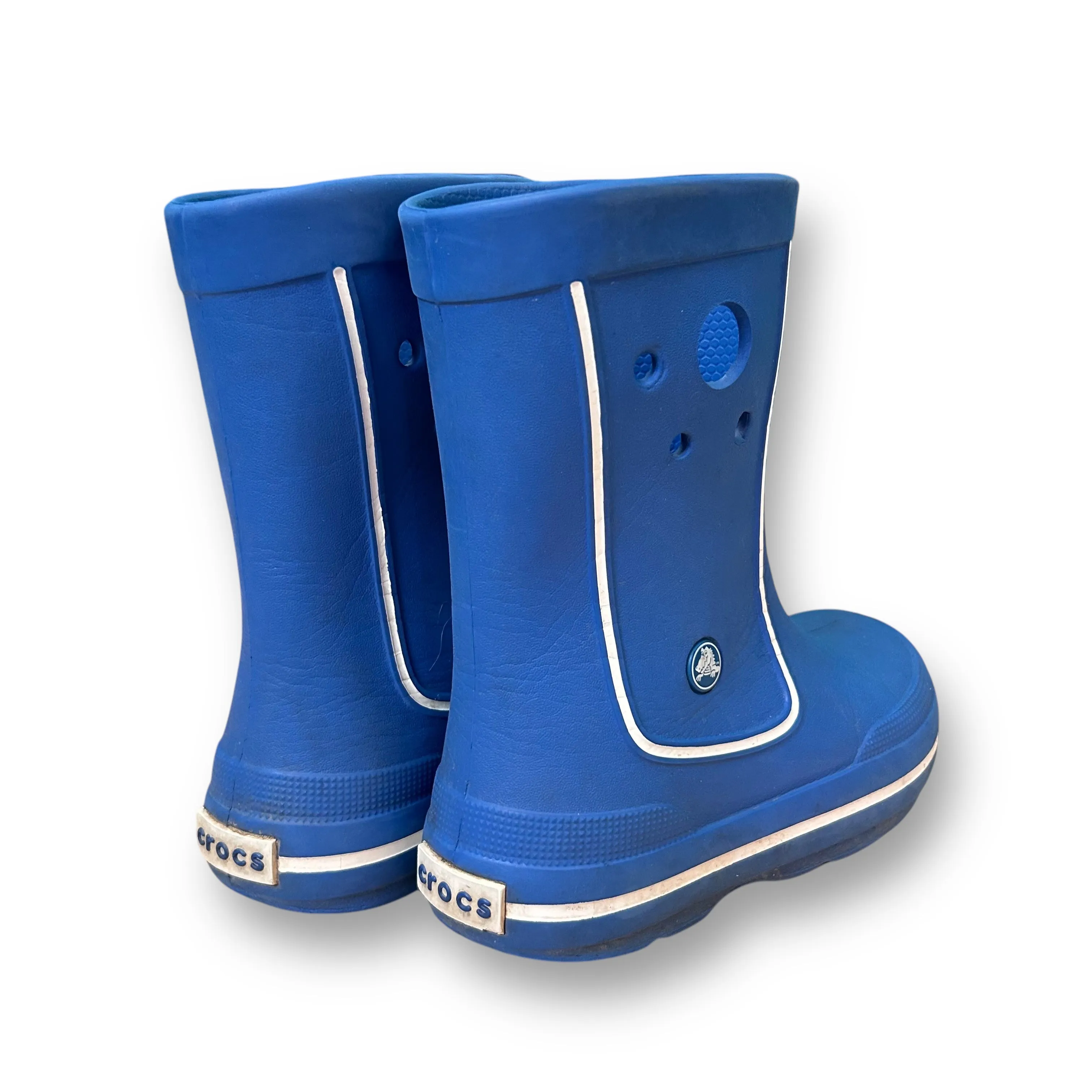 Crocs Youth Boy Size 1 Blue Croc Boots