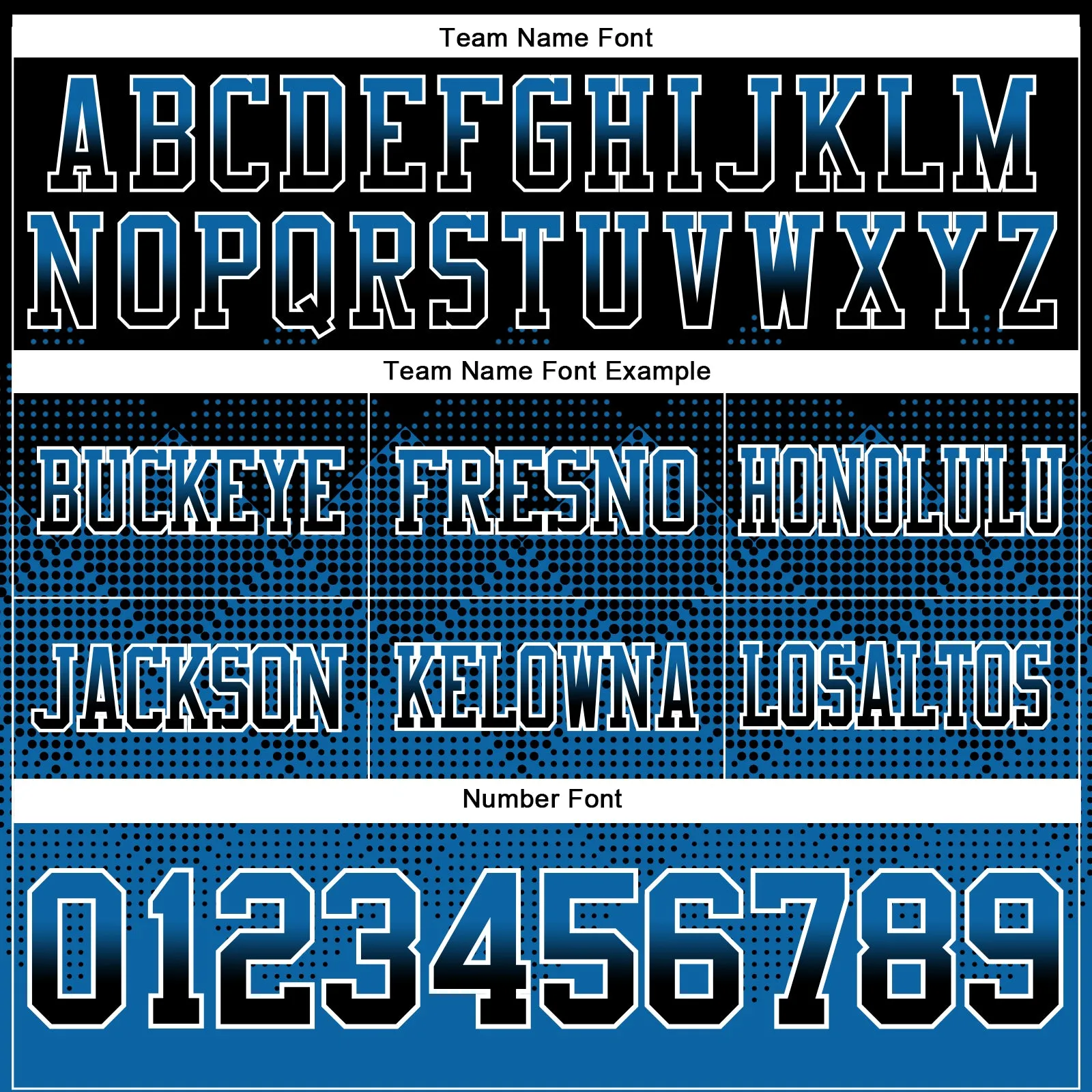 Custom Black Blue-White Mesh Authentic Gradient Square Shape Flag Football Jersey