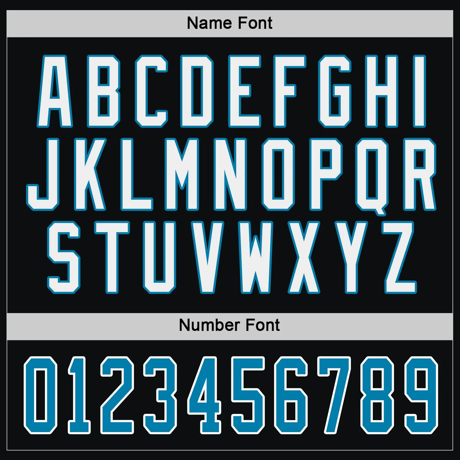 Custom Black Panther Blue-White Hockey Jersey FansIdea