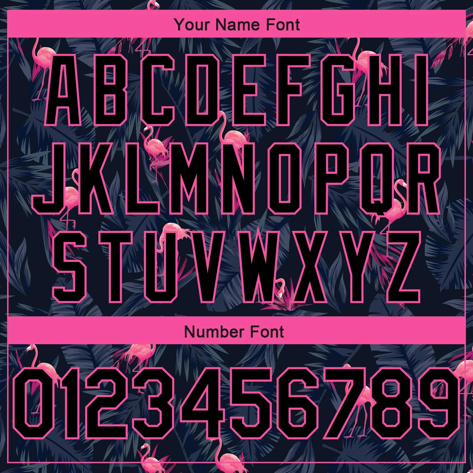 Custom Black Pink-Light Blue 3D Pattern Design Flamingo Authentic Basketball Jersey FansIdea