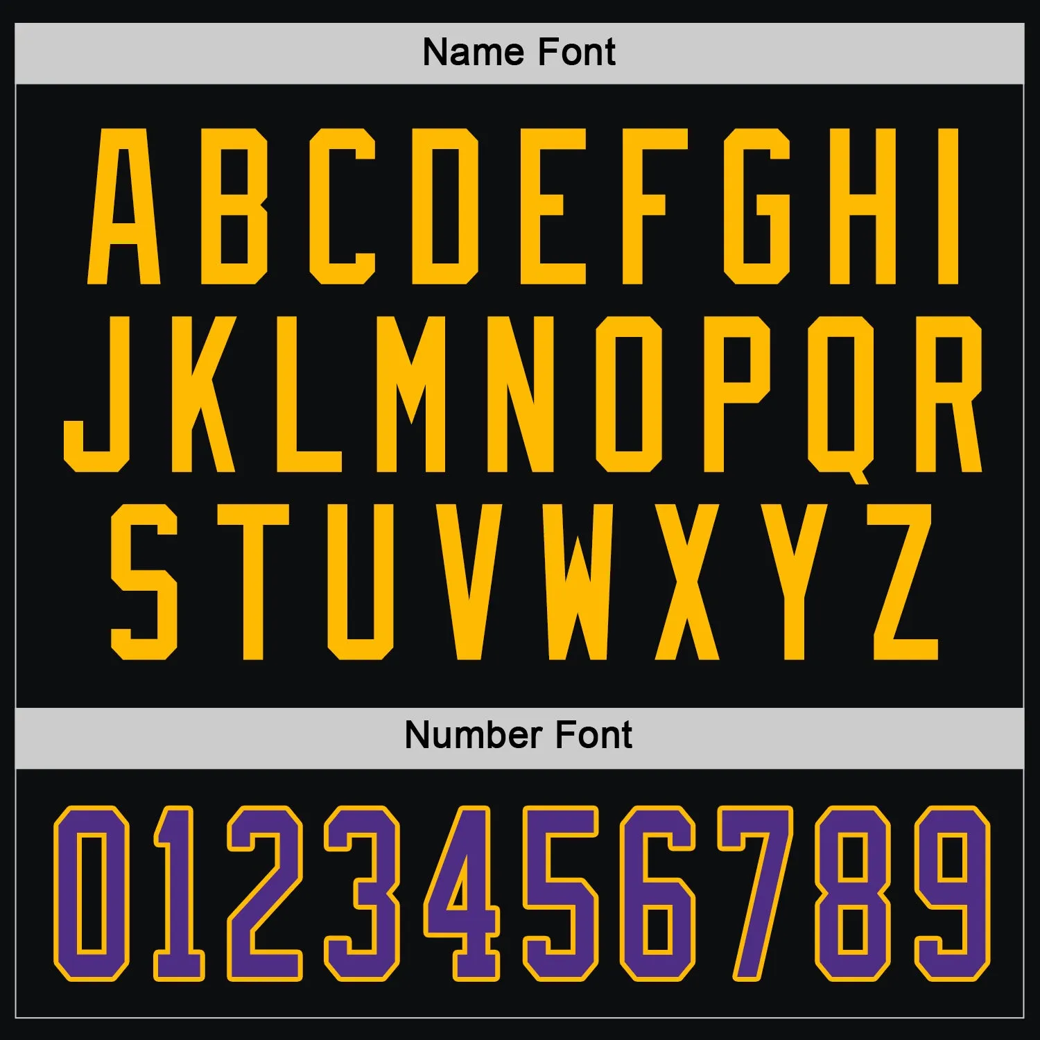 Custom Black Purple-Gold Hockey Jersey FansIdea