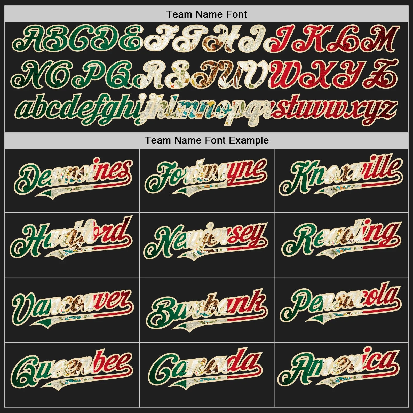Custom Black Vintage Mexican Flag Kelly Green Red-City Cream Authentic Two Tone Baseball Jersey FansIdea