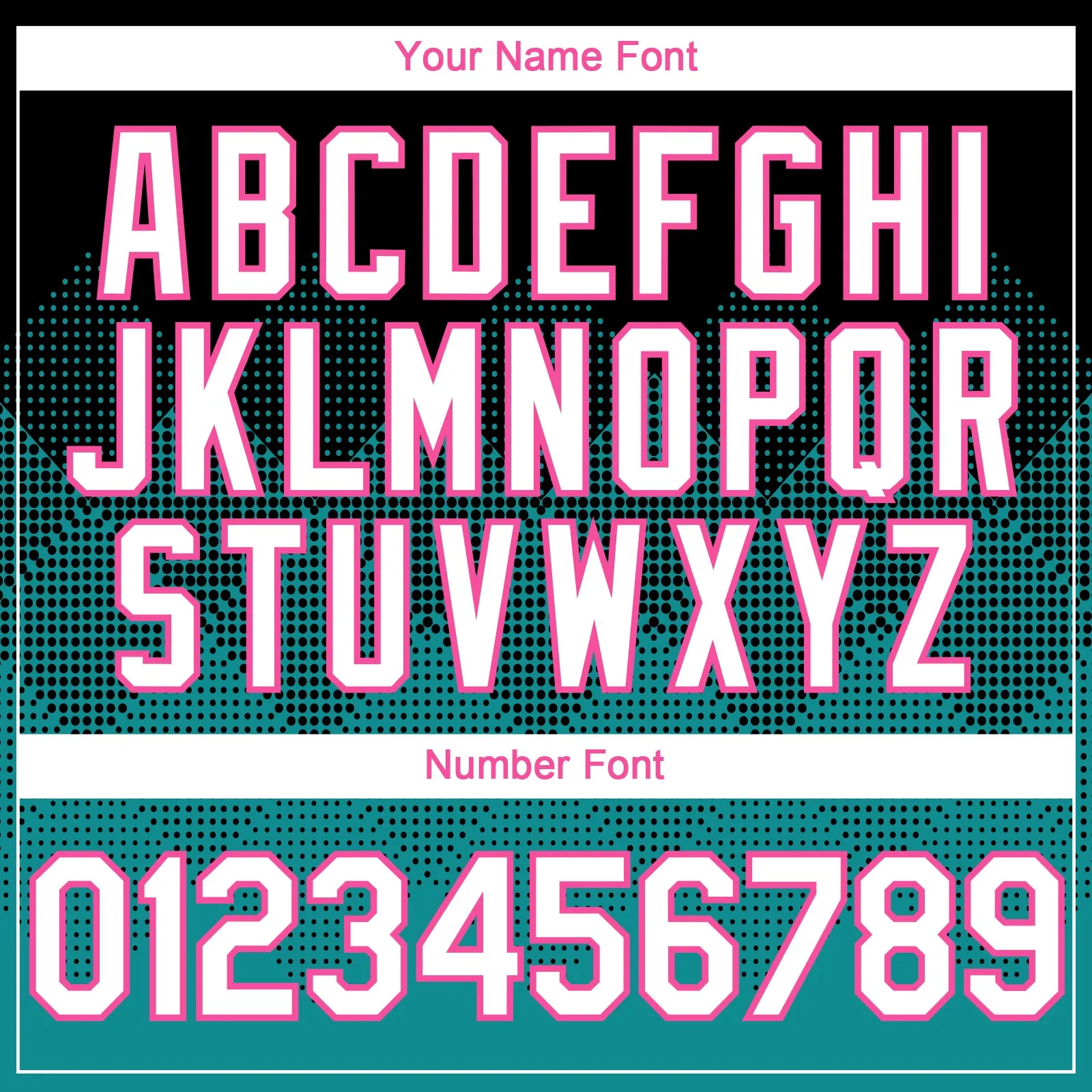 Custom Black White Teal-Pink 3D Gradient Square Shape Authentic Baseball Jersey
