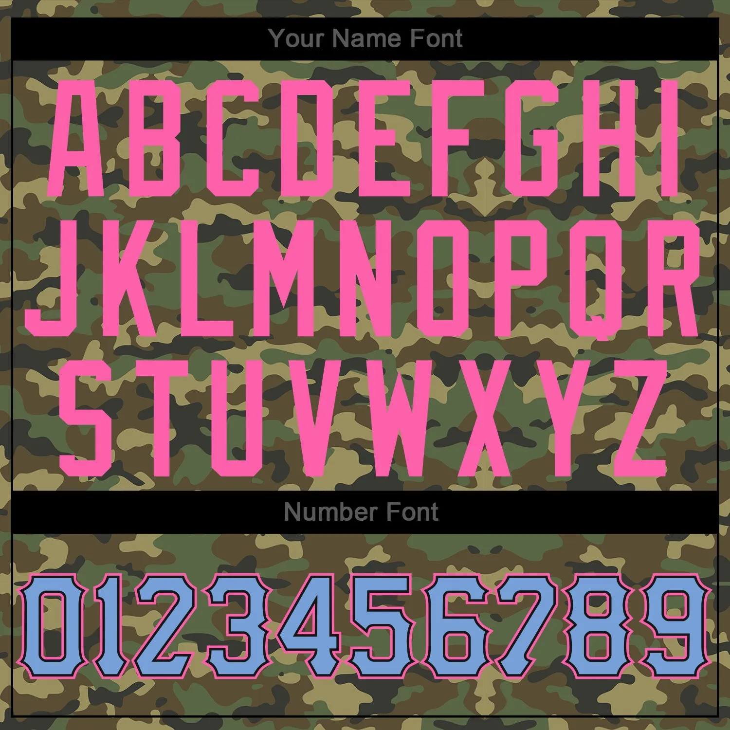 Custom Camo Light Blue-Pink Authentic Salute To Service Baseball Jersey FansIdea