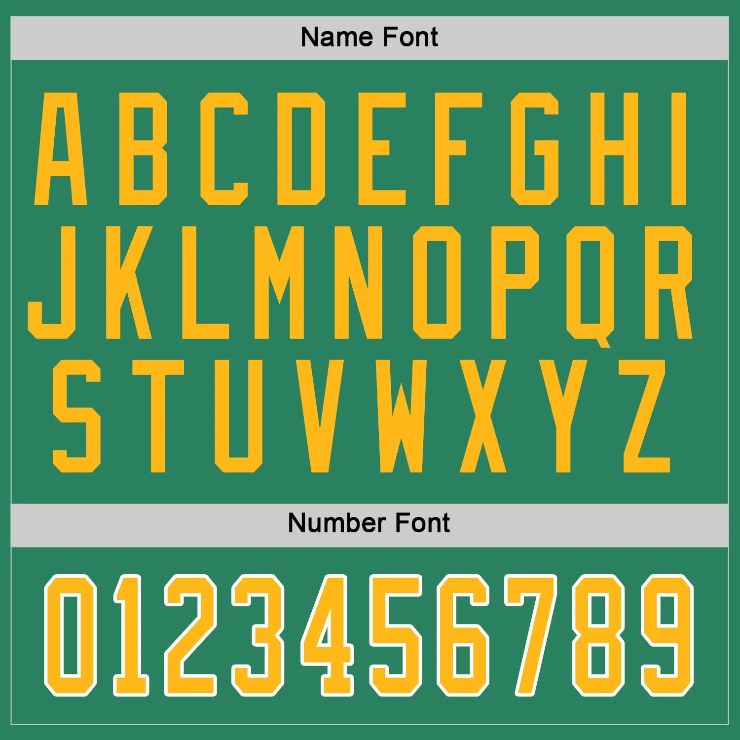 Custom Kelly Green Gold-White Hockey Jersey FansIdea