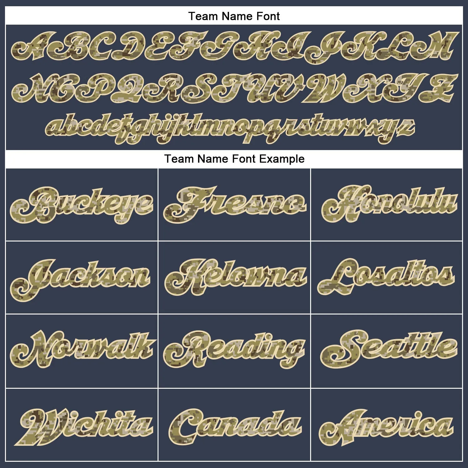 Custom Navy Camo-Cream Mesh Authentic Football Jersey FansIdea