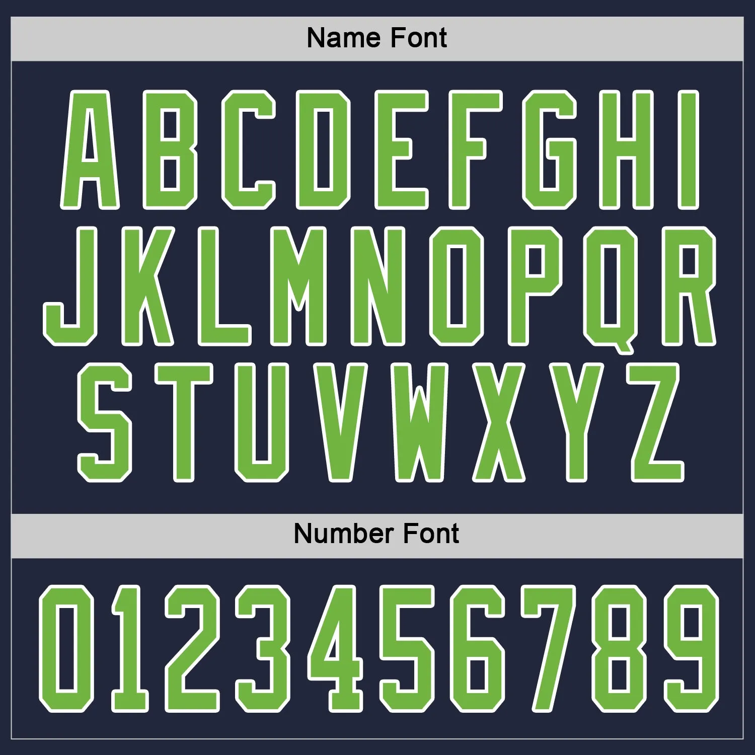 Custom Navy Neon Green-White Hockey Jersey FansIdea