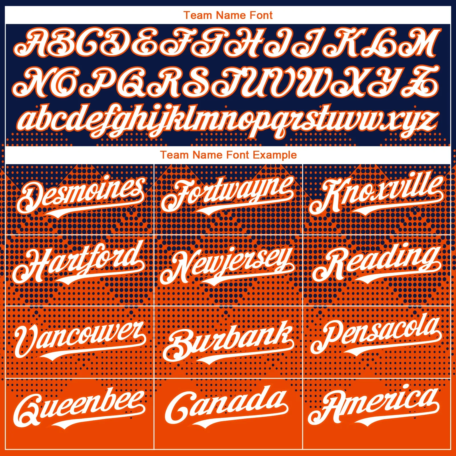Custom Navy White-Orange 3D Gradient Square Shape Authentic Baseball Jersey