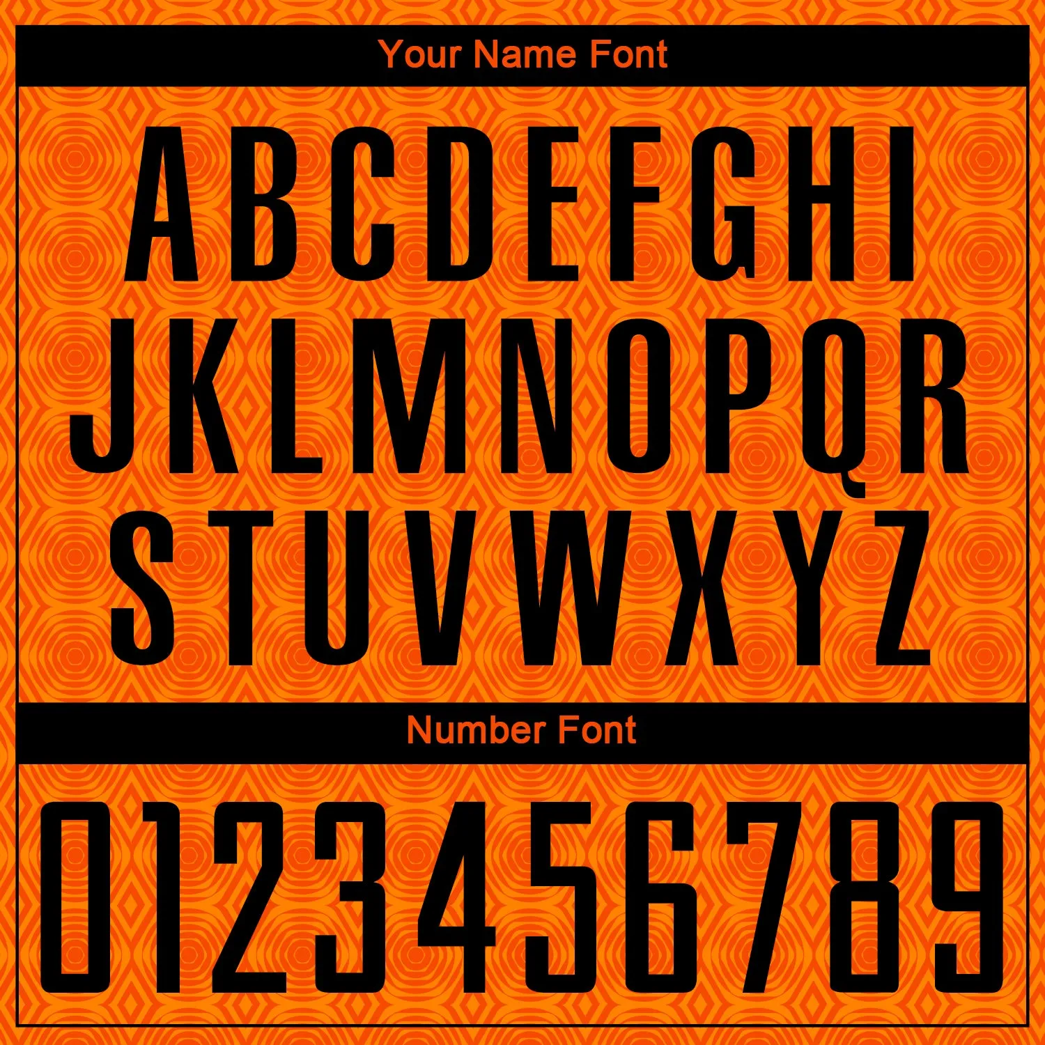 Custom Orange Black-Bay Orange Geometric Shapes Sublimation Soccer Uniform Jersey FansIdea