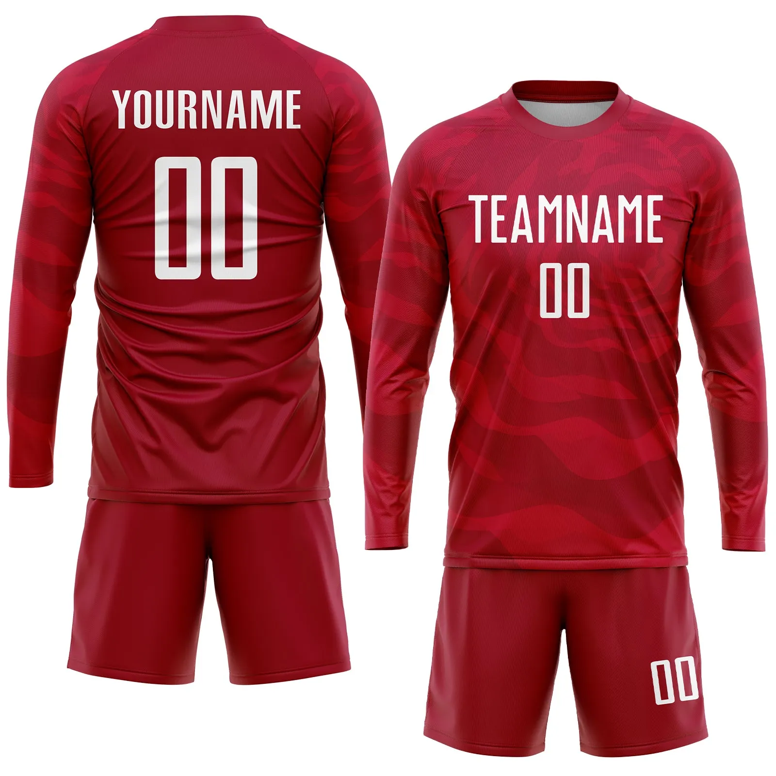 Custom Red White Sublimation Soccer Uniform Jersey FansIdea