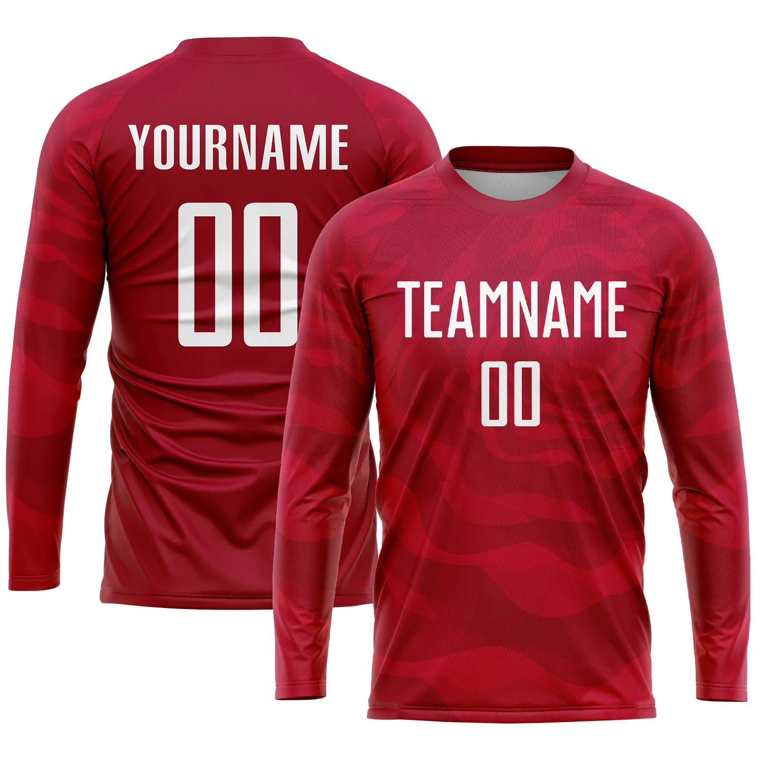 Custom Red White Sublimation Soccer Uniform Jersey FansIdea