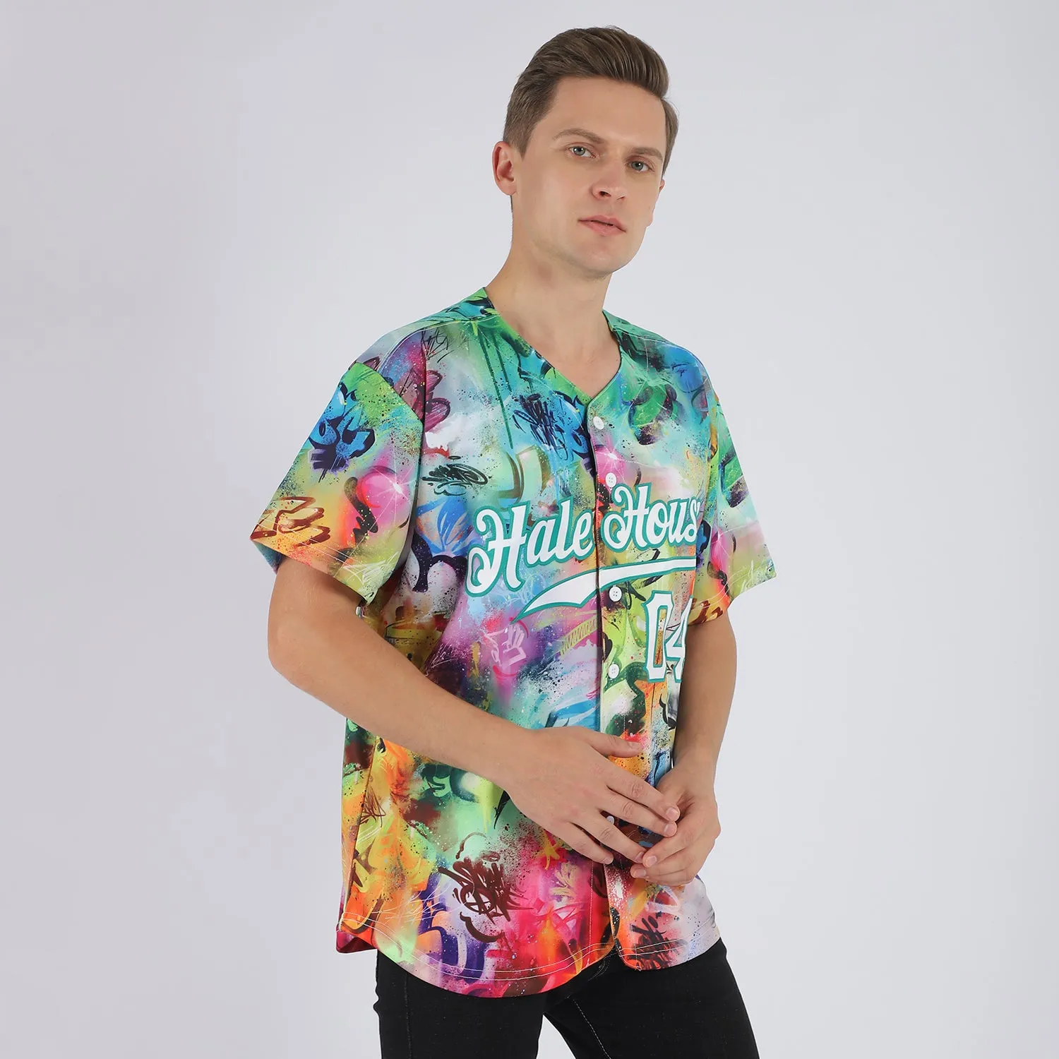 Custom Scratch Graffiti Pattern White-Kelly Green 3D Authentic Baseball Jersey FansIdea