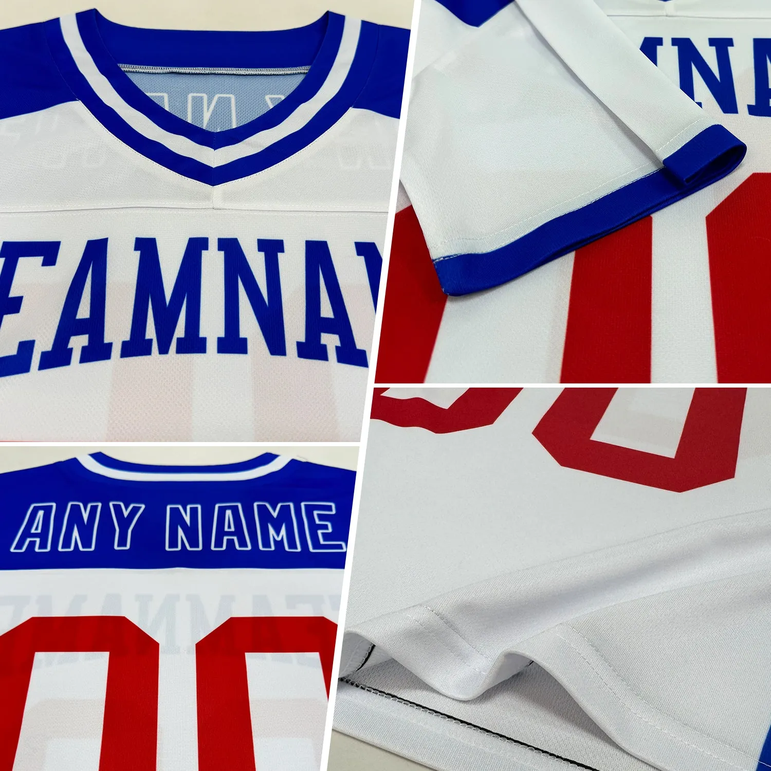 Custom White Black-Gold Mesh Authentic Football Jersey FansIdea