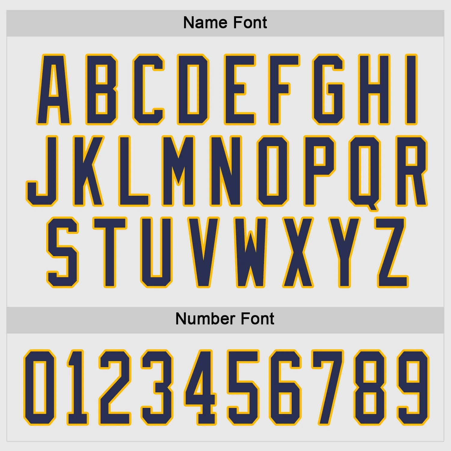 Custom White Navy-Gold Hockey Jersey FansIdea