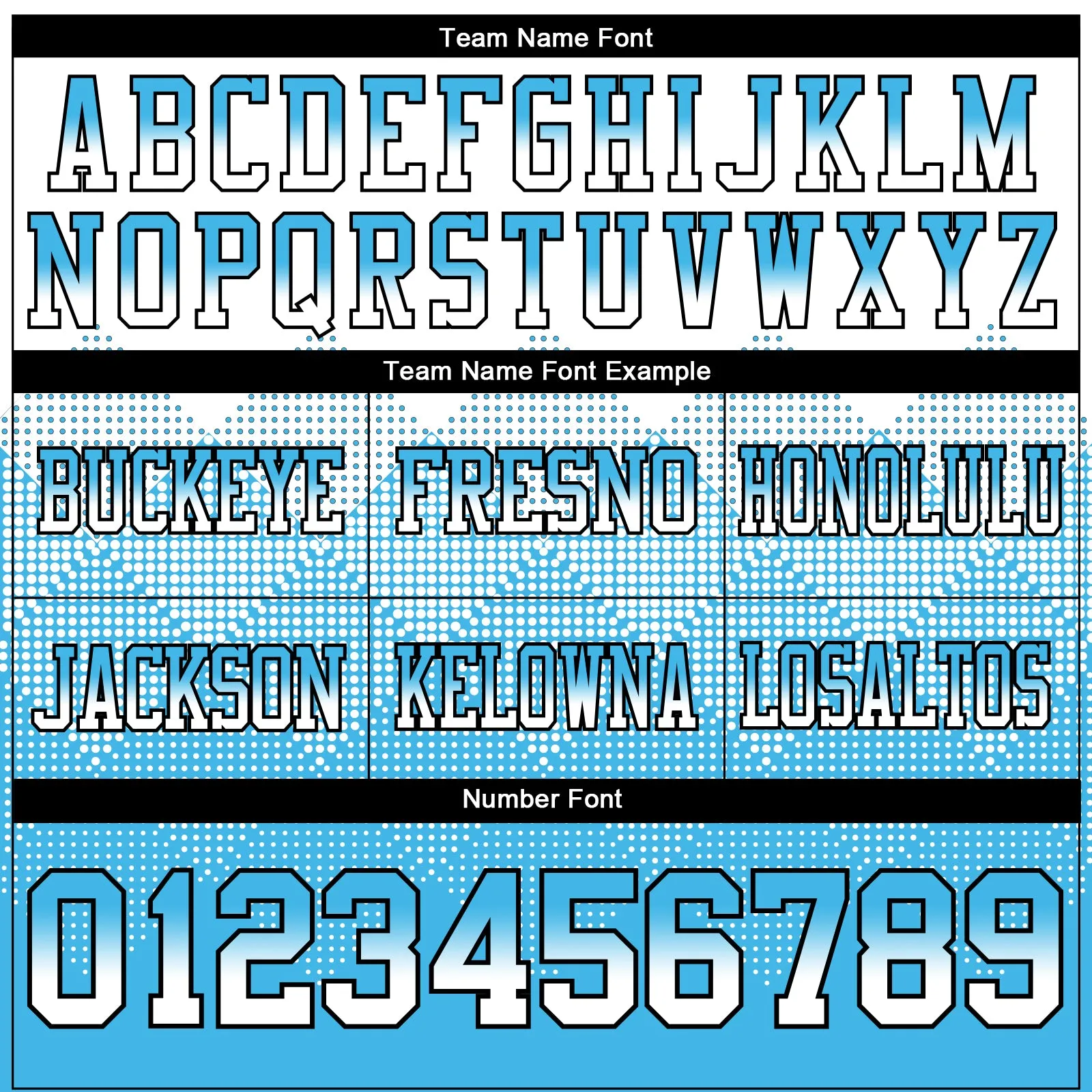 Custom White Sky Blue-Black Mesh Authentic Gradient Square Shape Flag Football Jersey