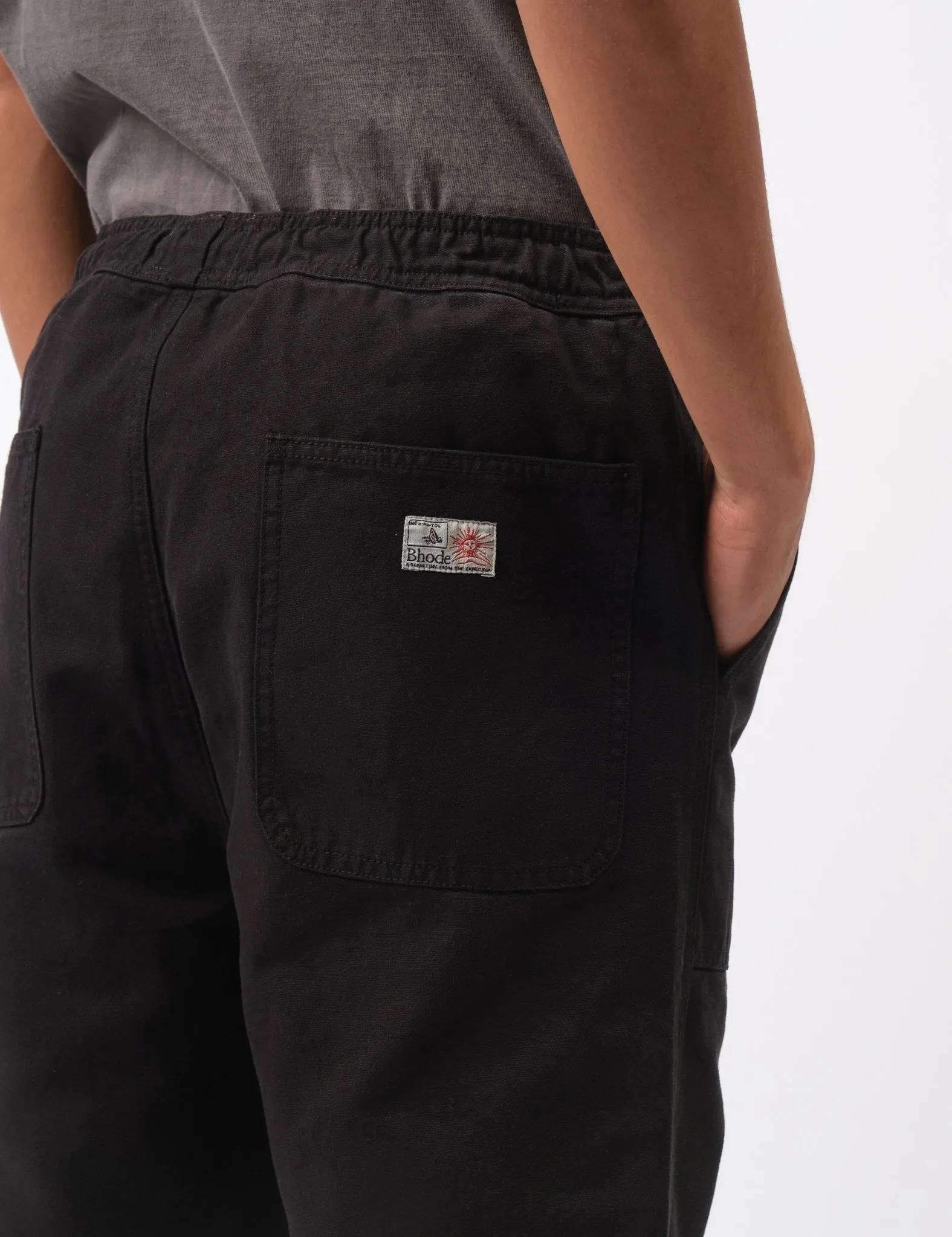 Customer Favorite Bhode Fatigue Pant Canvas - Black  Going Fast!